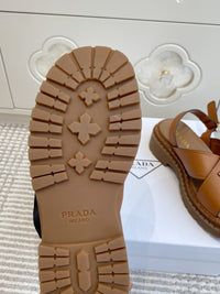 Leather Platform Sandals