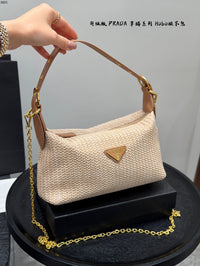 Raffia Shoulder Bag