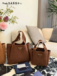 Suede Tote Bag