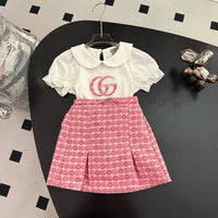 Monogram Skirt Set