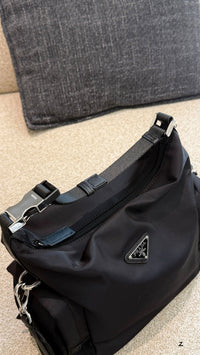 Explore Re-Nylon Saffiano Shoulder Bag