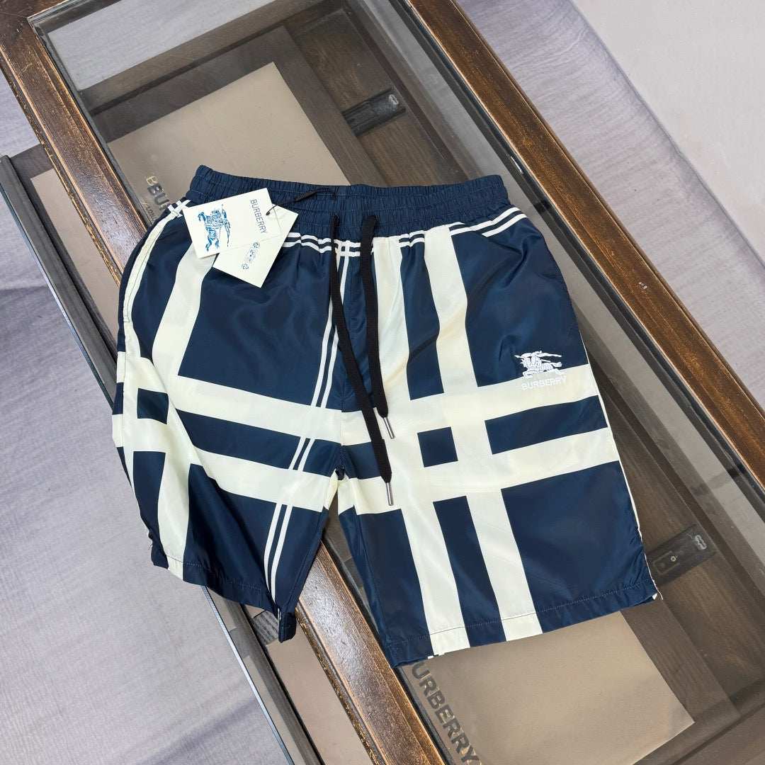 Check Print Swim Shorts