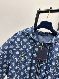 Monogram Hooded Windbreaker Jacket
