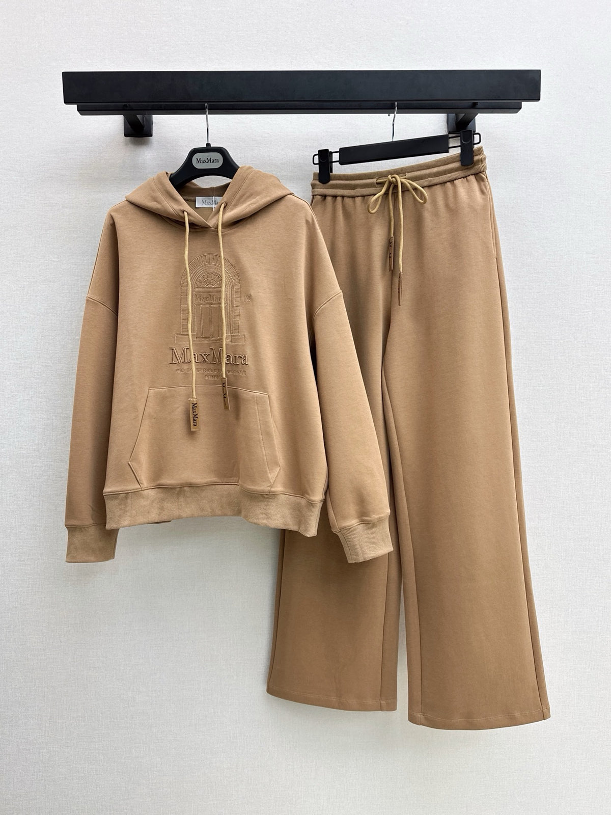 Andrea Logo Embroidered Drawstring Hoodie Set