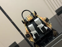 Vintage Check Rucksack Backpack