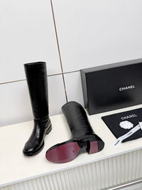 26B Logo Leather Boots