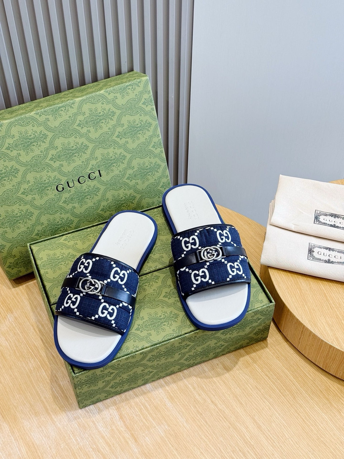 Monogram Slide Sandals