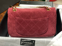 Suede Flap Bag
