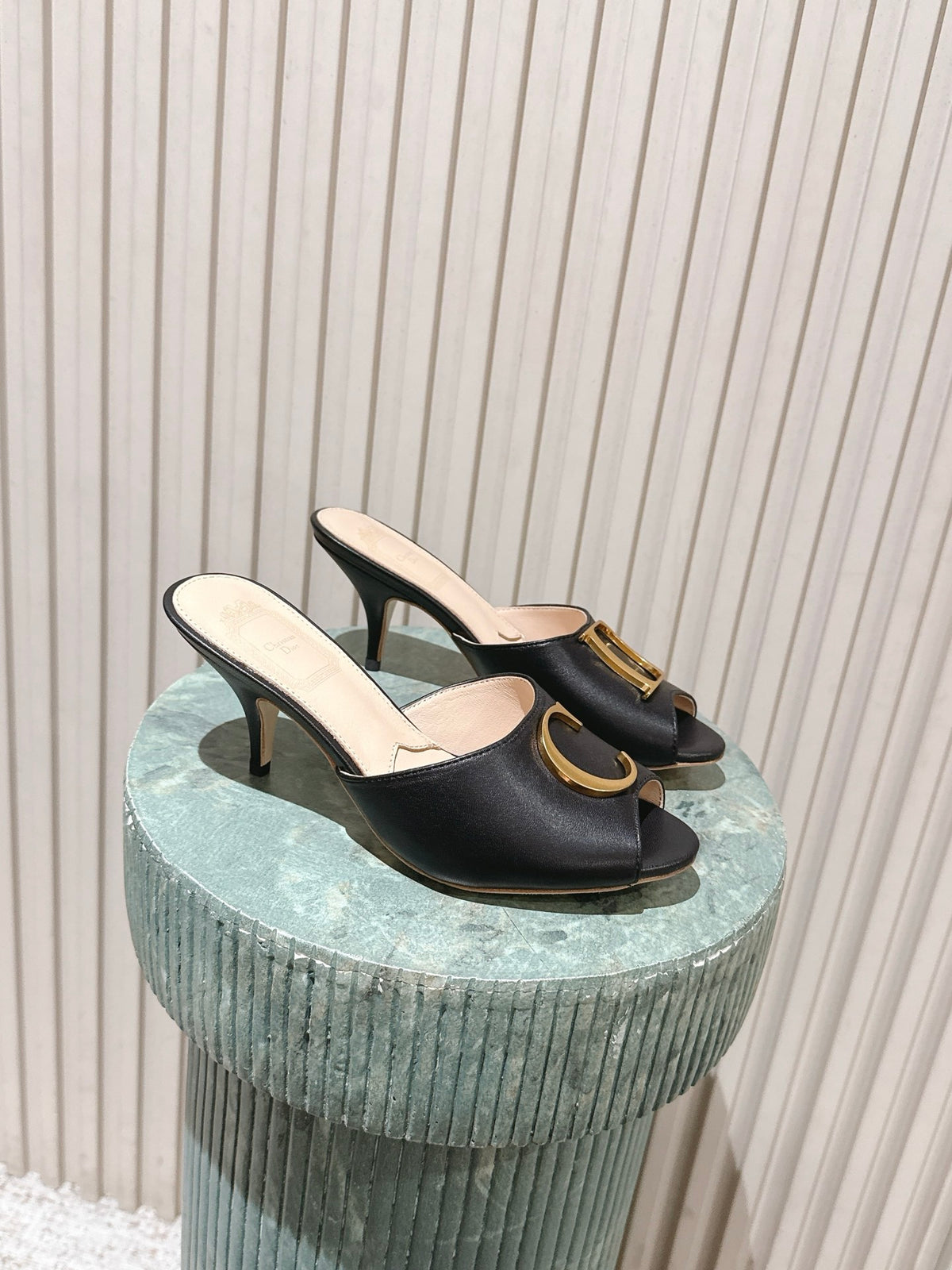 26S Initials Heeled Sandals