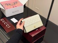 Marmont Bi-color Wallet On Chain