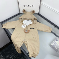 Teddy Hood Zip Romper