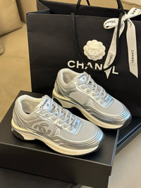 Logo Metallic Trainers