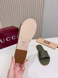 Interlocking Leather Sandals