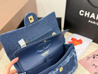 Denim Flap Bag