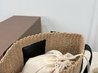 Woody Raffia Bag
