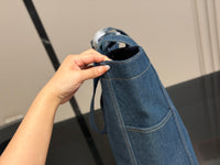 Cabas Denim Tote Bag