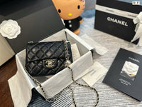 Mini Flap Bag with Lucky Ball Chain