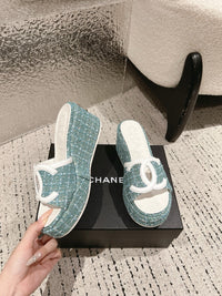 Platform Slide Sandals