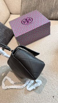 Mini Charlie Quilted Top-Handle Crossbody