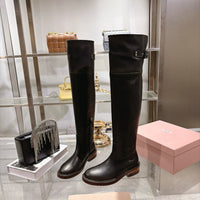 Leather Tall Riding Boots