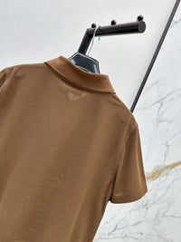 Cropped Polo Shirt