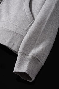 Check Zip Hoodie