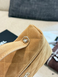 Suede Vanity Bag