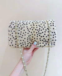 Polka Dot Flap Bag