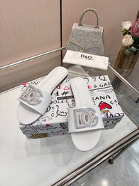 Bianca Leather Slides