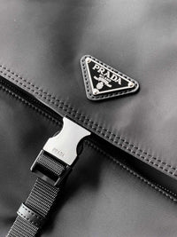 Explore Re-Nylon and Leather Backpack