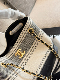 Striped Tote Bag