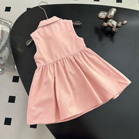 Pink Monogram Sleeveless Dress