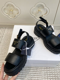 Leather Platform Sandals
