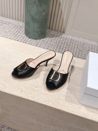 26S Initials Heeled Sandals