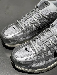 Nike P-6000 White Silver Black