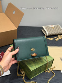 Bamboo Chain Wallet Bag