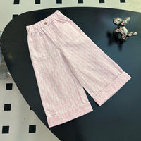 Kids Diorling Tee & Oblique Wide-Leg Trouser Set