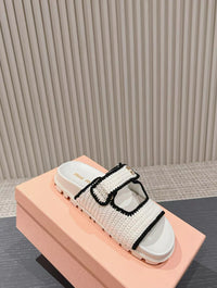 Logo Crochet Sandals