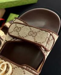 Supreme Double G Strap Sandals