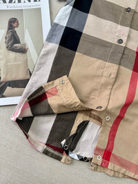 Check Collared Romper