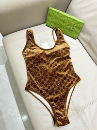 Logo One Piece Swimsuit
