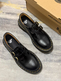 Double Buckle T-Bar Shoes