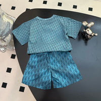 Oblique Blue Co-ord Set