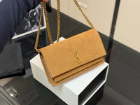 Kate Suede Shoulder Bag