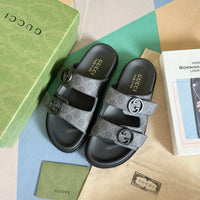 Double Strap Slide Sandals