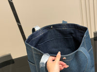Cabas Denim Tote Bag