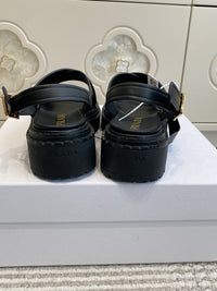 Leather Platform Sandals