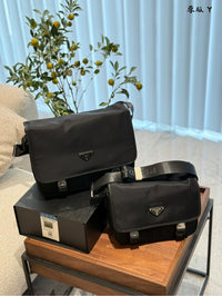Re-Nylon Saffiano Shoulder Bag