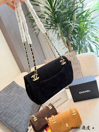 Suede Mini Flap Bag