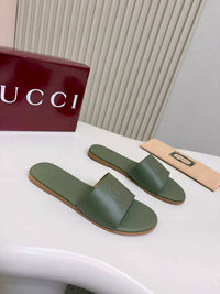 Interlocking Leather Sandals